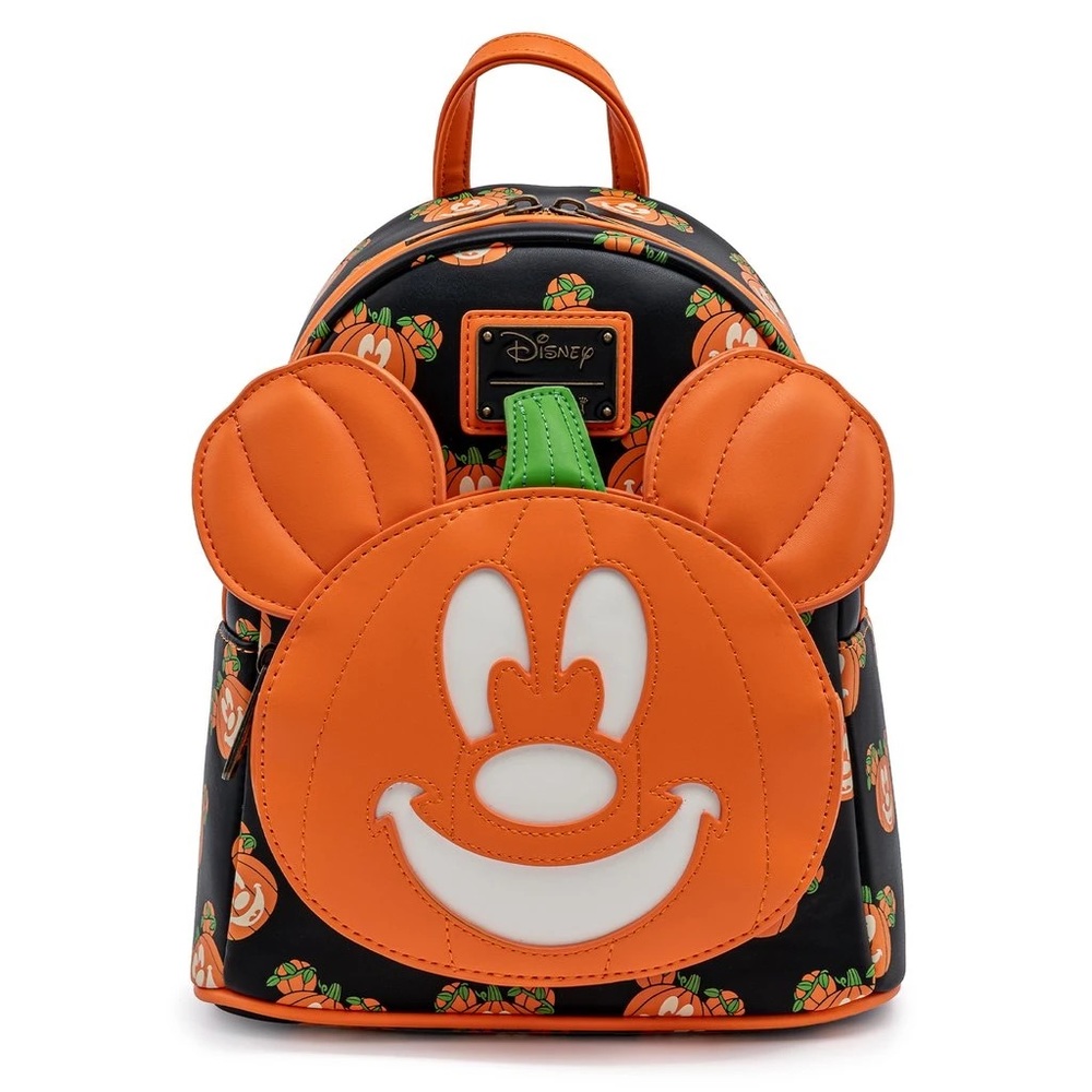 Mickey O Lantern Pumpkin Loungefly backpack
